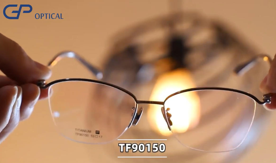 Titanium optical frame for ladies